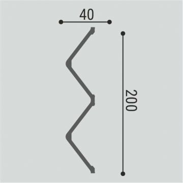 Декоративная стеновая панель Bello Deco (Белло Деко) XPS BD СП 12/2 2000х200х40 мм, 00-00107955