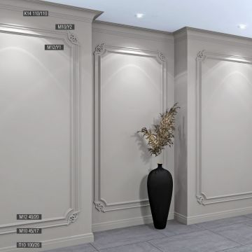 Декоративный угол к молдингу Bello Deco (Белло Деко) М12У1 133х133 мм, 00-00104618