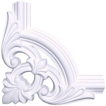 Декоративный угол к молдингу Bello Deco (Белло Деко) PS М12У2 225х225 мм, 00-00104777