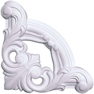 Декоративный угол к молдингу накладной Bello Deco (Белло Деко) PS М12У3 195х195 мм, КА-00000777