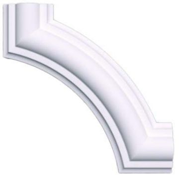 Декоративный угол к молдингу Bello Deco (Белло Деко) PS М14У1 83х93 мм, 00-00104394