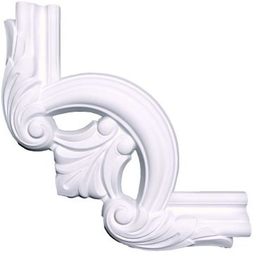 Декоративный угол к молдингу Bello Deco (Белло Деко) PS М15У2 210х210 мм, 00-00105122