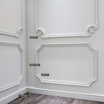 Декоративный угол к молдингу Bello Deco (Белло Деко) PS М15У2 210х210 мм, 00-00105122