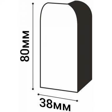 Угол внешний Bello Deco (Белло Деко) BD PS П 16 38х19х80 мм, КА-00001511