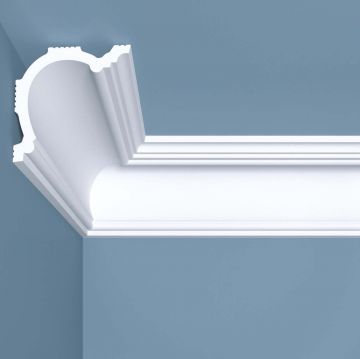 Карниз потолочный Bello Deco (Белло Деко) XPS BD К1 2000х80х80 мм, 00-00004633