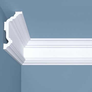 Карниз потолочный Bello Deco (Белло Деко) XPS BD К4 2000х50х100 мм, 00-00004636