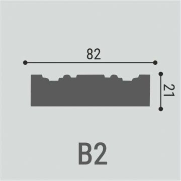 Вставка декоративная Bello Deco (Белло Деко) В2 82х82х21 мм, 00-00106514