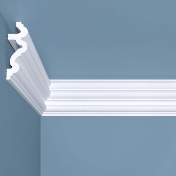 Карниз потолочный Bello Deco (Белло Деко) XPS BD К6 2000х30х80 мм, 00-00004638