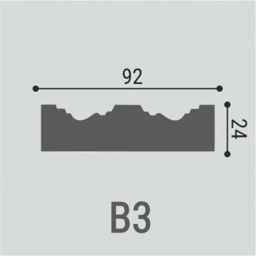 Вставка декоративная Bello Deco (Белло Деко) В3 92х92х24 мм, 00-00106515