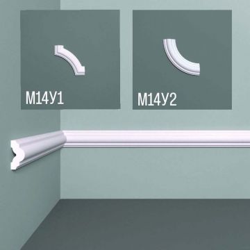 Молдинг Bello Deco (Белло Деко) XPS BD М14 2000х12х25 мм, 00-00004631