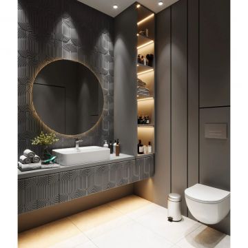 Композитная декоративная панель Decoplume (Декоплюме) Kabanchiki Slim Wave 4 297х99х5 мм, DP119 SLIM