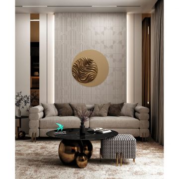 Композитная декоративная панель Decoplume (Декоплюме) Kabanchiki Slim Wave 2 297х99х5 мм, DP117 SLIM