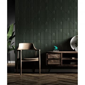 Композитная декоративная панель Decoplume (Декоплюме) Kabanchiki Slim Wave 1 297х99х5 мм, DP116 SLIM