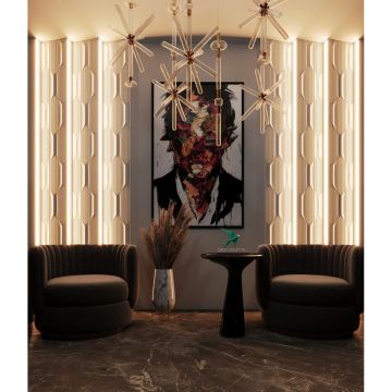 Композитная декоративная панель Decoplume (Декоплюме) Kabanchiki Slim Base 1 297х99х5 мм, DP106 SLIM
