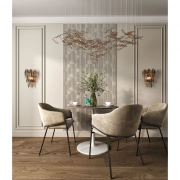 Композитная декоративная панель Decoplume (Декоплюме) Kabanchiki Slim Wave 6 297х99х5 мм, DP121 SLIM