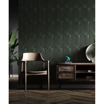 Композитная декоративная панель Decoplume (Декоплюме) Kabanchiki Slim Wave 6 297х99х5 мм, DP121 SLIM