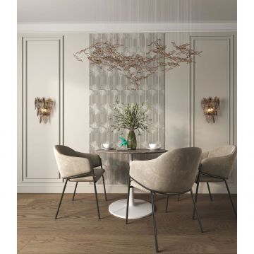 Композитная декоративная панель Decoplume (Декоплюме) Kabanchiki Slim Wave 3 297х99х5 мм, DP118 SLIM