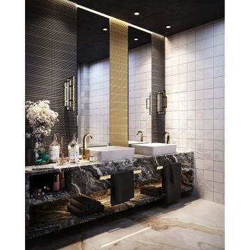 Композитная декоративная панель Decoplume (Декоплюме) Kabanchiki Slim Honey 1 297х99х5 мм, DP112 SLIM