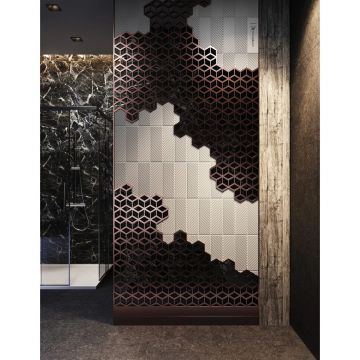 Композитная декоративная панель Decoplume (Декоплюме) Kabanchiki Base 4 297х99х10 мм, DP109