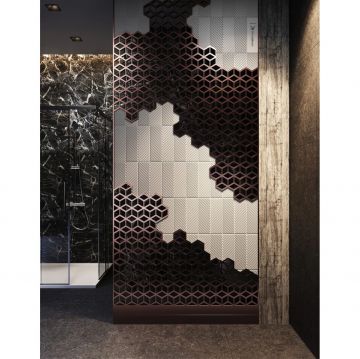 Композитная декоративная панель Decoplume (Декоплюме) Kabanchiki Branded 1 297х99х10 мм, DP125