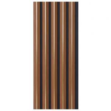 Декоративная панель My step (Май Стэп) Wall panels Коричневый с черными вставками и золотом 2900х160х13,5 мм, MSP110