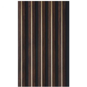 Декоративная панель My step (Май Стэп) Wall panels Красно-коричневый с черными вставками и золотом 2900х160х13,5 мм, MSP111