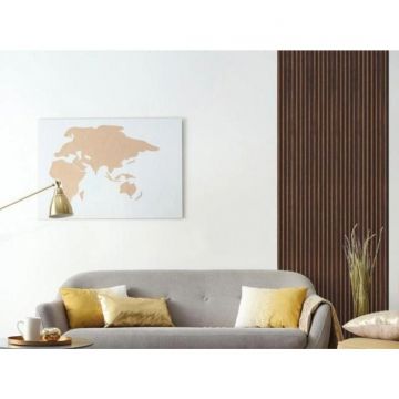Декоративная панель My step (Май Стэп) Wall panels Красно-коричневый с черными вставками и золотом 2900х160х13,5 мм, MSP111