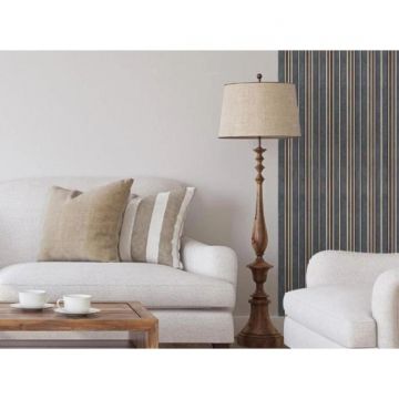 Декоративная панель My step (Май Стэп) Wall panels Темно-серый с вставками оттенка шампань 2900х123,7х12 мм, MSP112