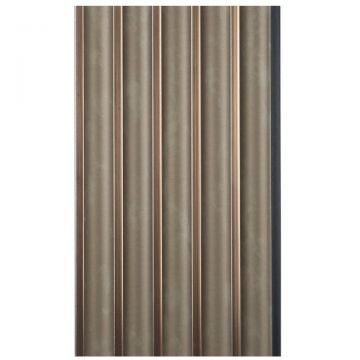 Декоративная панель My step (Май Стэп) Wall panels Серый с вставками оттенка шампань 2900х149х11 мм, MSP113