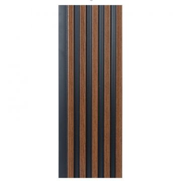 Декоративная панель My step (Май Стэп) Wall panels Коричневый с черными вставками 2900х122х12 мм, MSP103