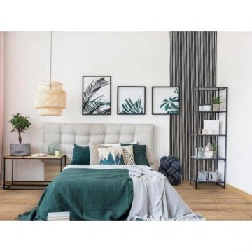 Декоративная панель My step (Май Стэп) Wall panels Светло-серый,Черный 2900х122х12 мм, MSP107