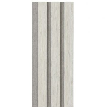 Декоративная панель My step (Май Стэп) Wall panels Серо-бежевый с серыми вставками 2900х121,5х12,5 мм, MSP109