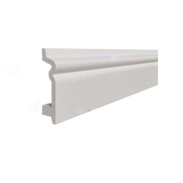 Плинтус напольный Alpine Floor (Альпин Флор) Tanle Фосе Белый 2000х100х25 мм, TL011036