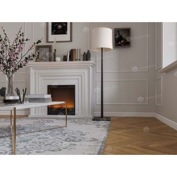 Плинтус напольный Alpine Floor (Альпин Флор) Tanle Фосе Белый 2000х100х25 мм, TL011036