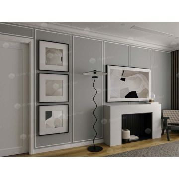 Молдинг Alpine Floor (Альпин Флор) Tanle Лезенн Белый 2000х15х8 мм, TL011503