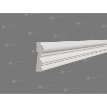 Молдинг Alpine Floor (Альпин Флор) Tanle Анси Белый 2000х42х15 мм, TL014204