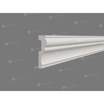 Молдинг Alpine Floor (Альпин Флор) Tanle Тоннер Белый 2000х60х21 мм, TL016006