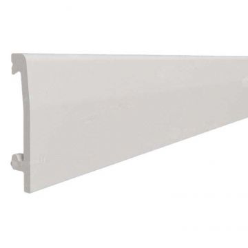 Плинтус напольный Alpine Floor (Альпин Флор) Tanle Виро Белый 2000х70х14 мм, TL017003