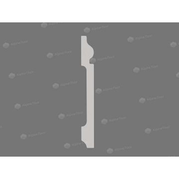 Плинтус напольный Alpine Floor (Альпин Флор) Tanle Армансон Белый 2000х120х14 мм, TL011204