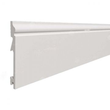 Плинтус напольный Alpine Floor (Альпин Флор) Tanle Ноэль Белый 2000х105х14 мм, TL011506