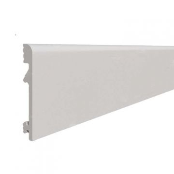 Плинтус напольный Alpine Floor (Альпин Флор) Tanle Лавуар Белый 2000х100х14 мм, TL011011