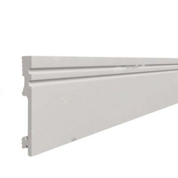 Плинтус напольный Alpine Floor (Альпин Флор) Tanle Арво Белый 2000х100х14 мм, TL011022