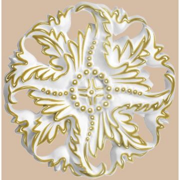 Розетка потолочная Decomaster (Декомастер) d наружный 125 мм 88125-54