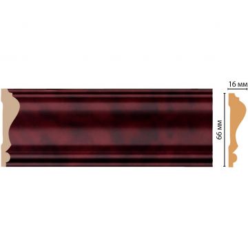 Молдинг Decomaster (Декомастер) 66х16х2400 мм D022-62