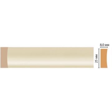 Молдинг Decomaster (Декомастер) 25х8х2400 мм D046-61