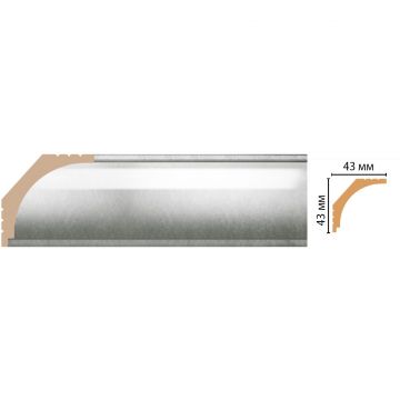 Плинтус Decomaster (Декомастер) ШК/36 43х43х2400 мм D109-375