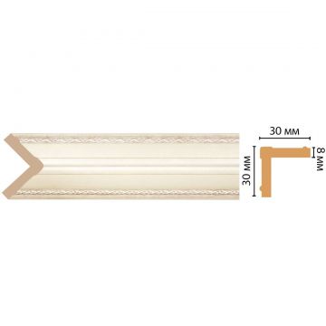 Угол Decomaster (Декомастер) 30х30х2400 мм 116-937