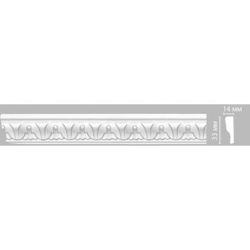 Молдинг с рисунком Decomaster (Декомастер) 33х14х2400 мм 98027