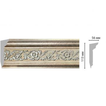 Плинтус Decomaster (Декомастер) ШК/8 113х56х2400 мм 129D-59A