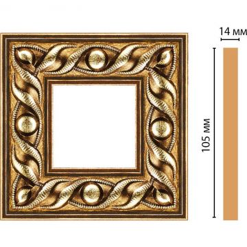 Вставка цветная Decomaster (Декомастер) 109х109х14 мм 157-2-43
